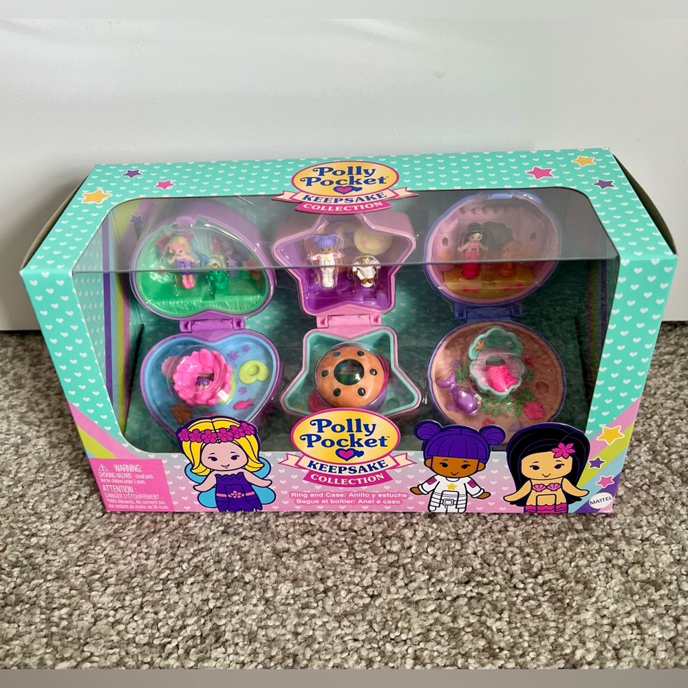 Polly Pocket Collector, Heritage Ring Box 3 Pack